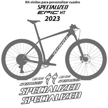 Pegatinas en vinilo adhesivo Compatibles con Cuadro Specialized Epic HT 2023