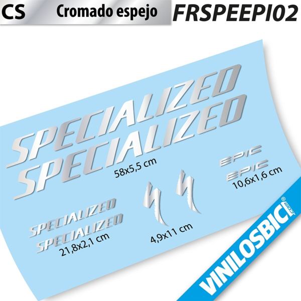 Specialized Epic pegatinas en vinilo adhesivo cuadro (1)