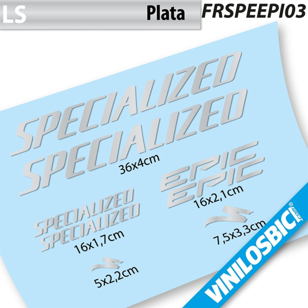 Specialized Epic 2021 pegatinas en vinilo adhesivo cuadro (3)