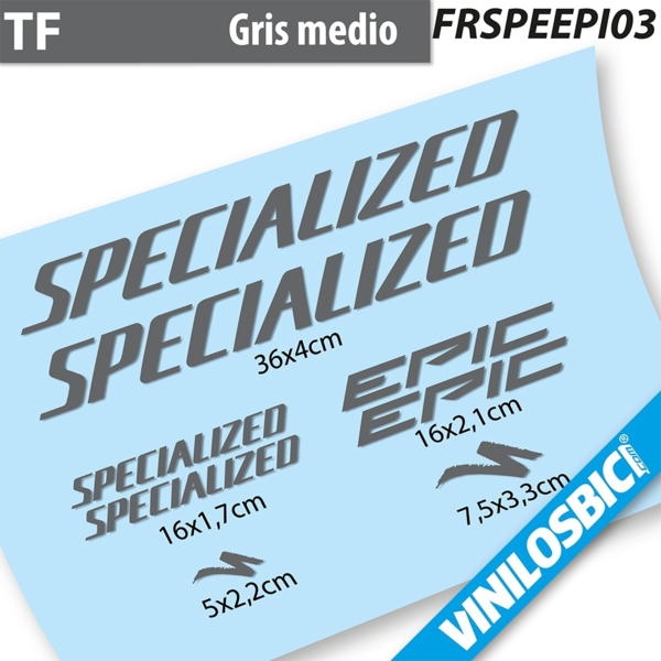 Specialized Epic 2021 pegatinas en vinilo adhesivo cuadro (5)