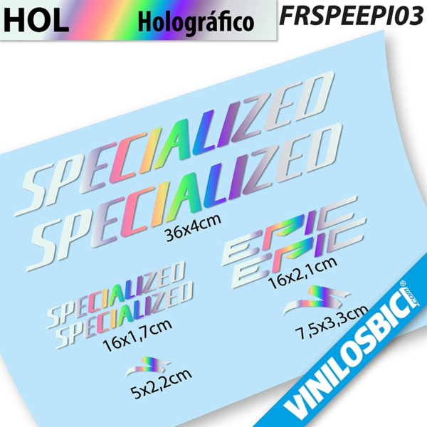 Specialized Epic 2021 pegatinas en vinilo adhesivo cuadro (10)