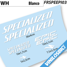 Pegatinas en vinilo adhesivo compatibles con cuadro Specialized Epic 2021