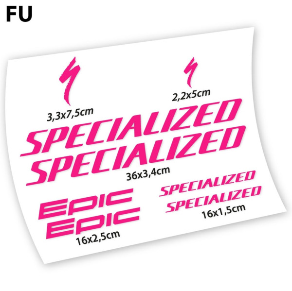 Specialized Epic pegatinas en vinilo adhesivo cuadro (7)