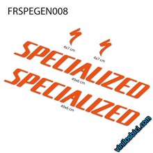 Pegatinas en vinilo adhesivo compatibles con cuadro Specialized