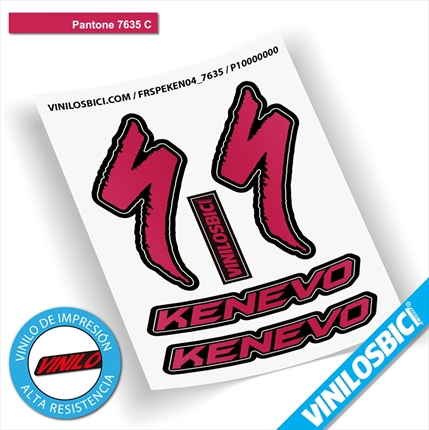 Specialized Kenevo pegatinas vinilo adhesivo calcas decals stickers bike