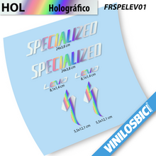 Pegatinas en vinilo adhesivo compatibles con cuadro bici Specialized Levo