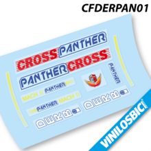Rabasa Cross Panther Mach II  pegatinas en vinilo adhesivo bici clásica
