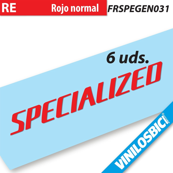 Specialized Pegatinas en vinilo adhesivo Cuadro (11)