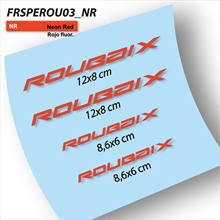 Pegatinas en vinilo adhesivo compatibles con cuadro bici Specialized Roubaix