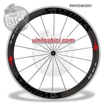 tinas en vinilo adhesivo compatibles con llantas Specialized S-Works