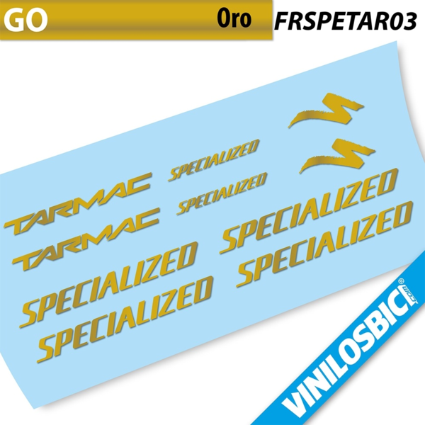 Specialized Tarmac Pegatinas en vinilo adhesivo Cuadro (4)