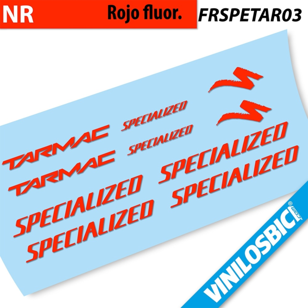 Specialized Tarmac Pegatinas en vinilo adhesivo Cuadro (7)