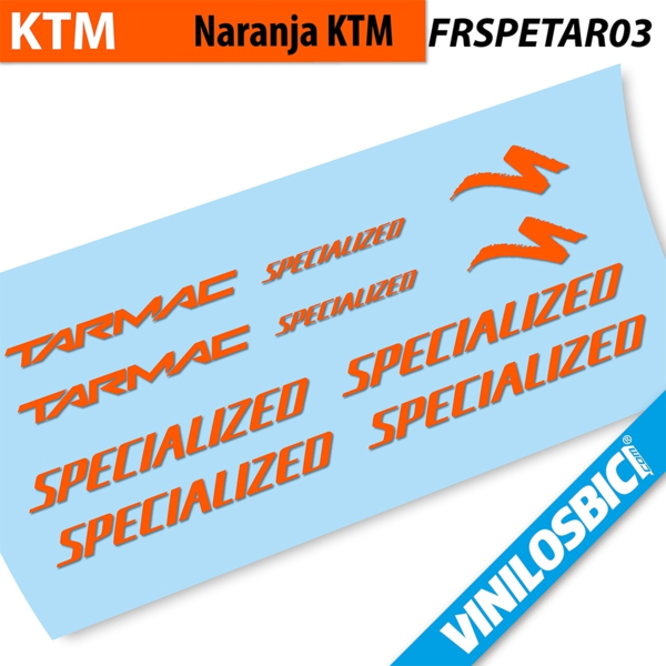 Specialized Tarmac Pegatinas en vinilo adhesivo Cuadro (8)
