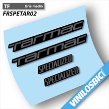 Pegatinas en vinilo adhesivo compatibles con cuadro bici Specialized Tarmac