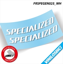Pegatinas en vinilo adhesivo compatibles con cuadro bici Specialized