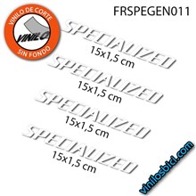 Pegatinas en vinilo adhesivo compatibles con cuadro de bici Specialized