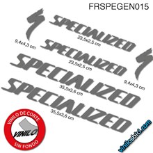 Pegatinas en vinilo adhesivo compatibles con cuadro de bici Specialized