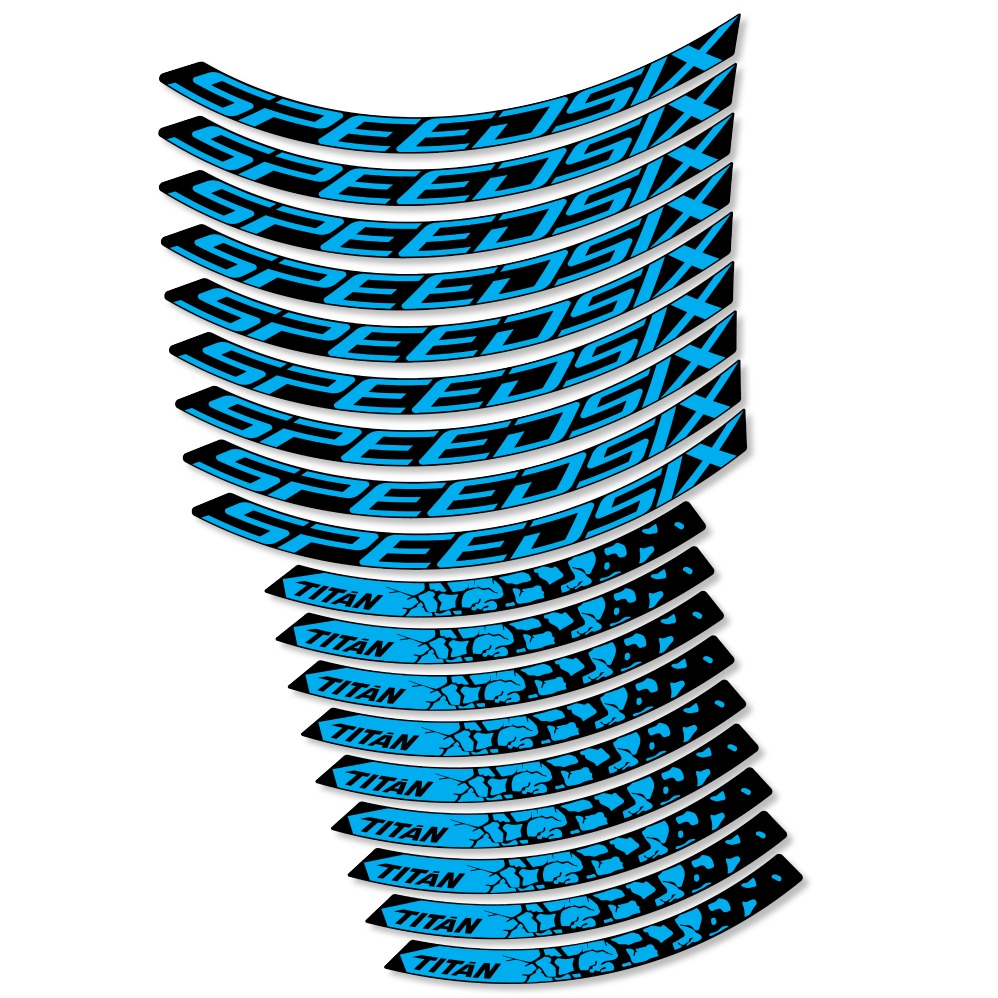 Speedsix Titan Pegatinas en vinilo adhesivo Llanta MTB (4)