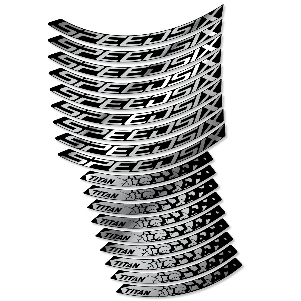 Speedsix Titan Pegatinas en vinilo adhesivo Llanta MTB (16)