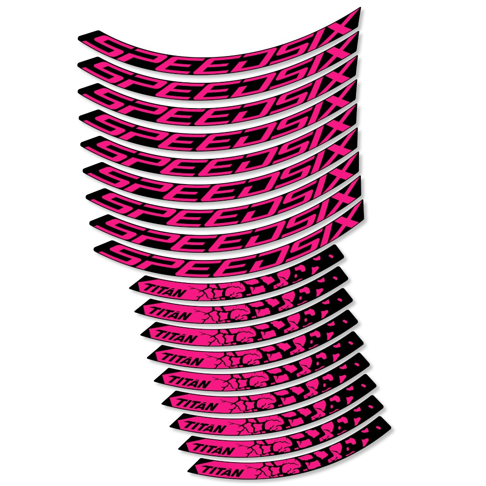Speedsix Titan Pegatinas en vinilo adhesivo Llanta MTB (21)