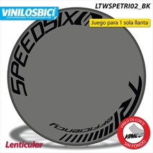 Speedsix Tri-Efficency, pegatinas vinilo adhesivo