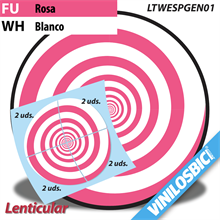 Espiral, pegatinas vinilo adhesivo llanta lenticular