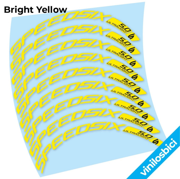Speedsix Ultralight 5.0 Pegatinas en vinilo adhesivo llanta (4)