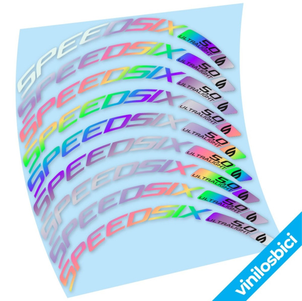 Speedsix Ultralight 5.0 Pegatinas en vinilo adhesivo llanta (5)
