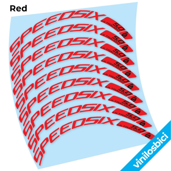 Speedsix Ultralight 5.0 Pegatinas en vinilo adhesivo llanta (20)