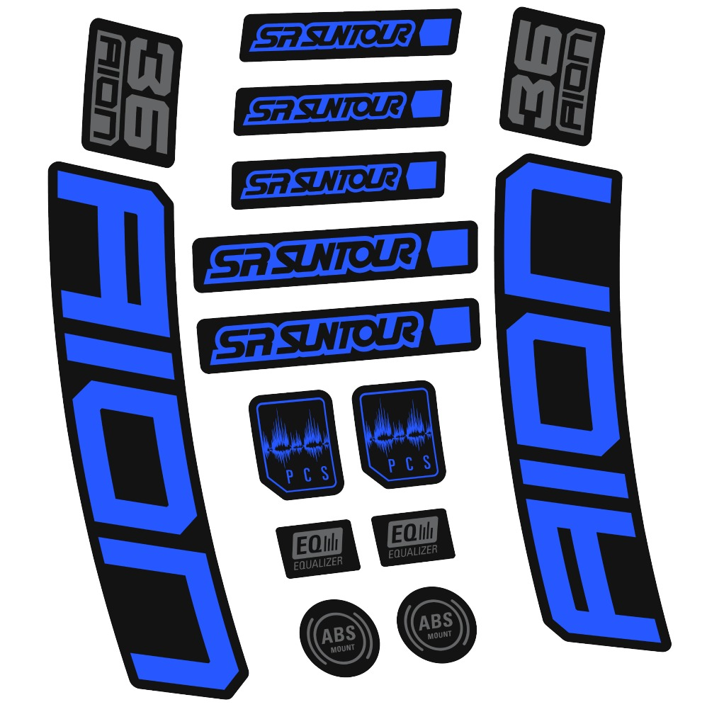 SR Suntour Aion 36 Boost White Pegatinas en vinilo adhesivo hORQUILLA (5)