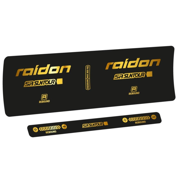 SR Suntour Raidon R 2020 Pegatinas en vinilo adhesivo Amortiguador (14)