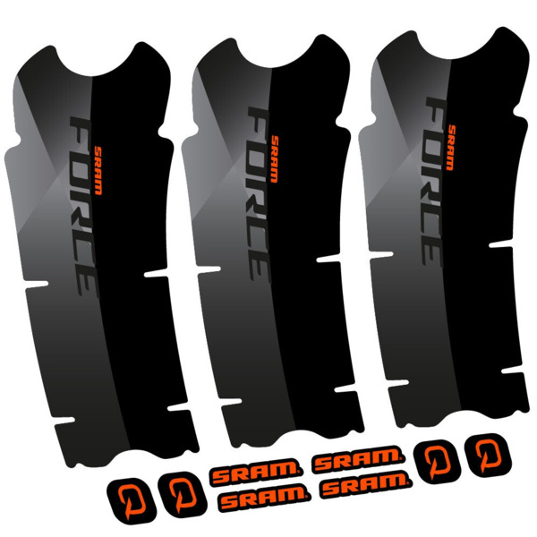 Sram Force Axs Pegatinas en vinilo adhesivo Bielas (10)
