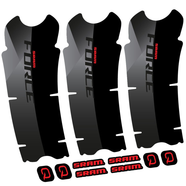 Sram Force Axs Pegatinas en vinilo adhesivo Bielas (19)