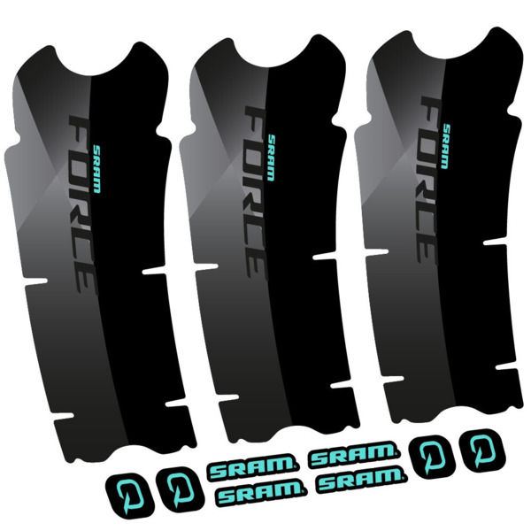Sram Force Axs Pegatinas en vinilo adhesivo Bielas (22)