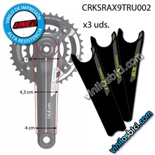 Sram Truvativ X9 vinilos para bielas