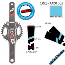 Sram X01 vinilos para bielas