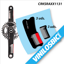Sram XX1 2016 pegatinas  en vinilo adhesivo para bielas