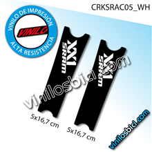 Sram XX1 vinilo para bielas