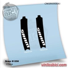 Sram XX1 vinilos para bielas