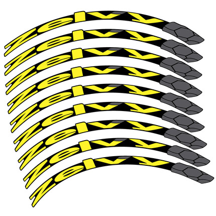 Pegatinas para Llanta MTB Zelvy Carbon en vinilo adhesivo stickers graphics calcas adesivi autocollants