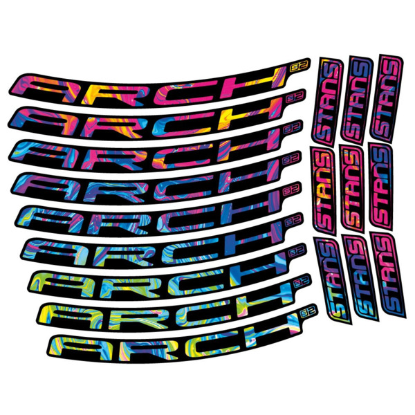 Stans Arch S2 2021 Pegatinas en vinilo adhesivo Llanta MTB (17)