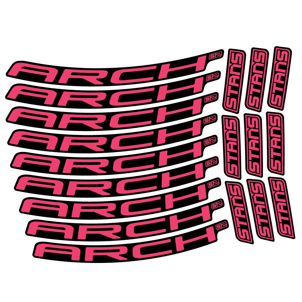 Stans Arch S2 2021 Ver.2 Pegatinas en vinilo adhesivo Llanta MTB (1)