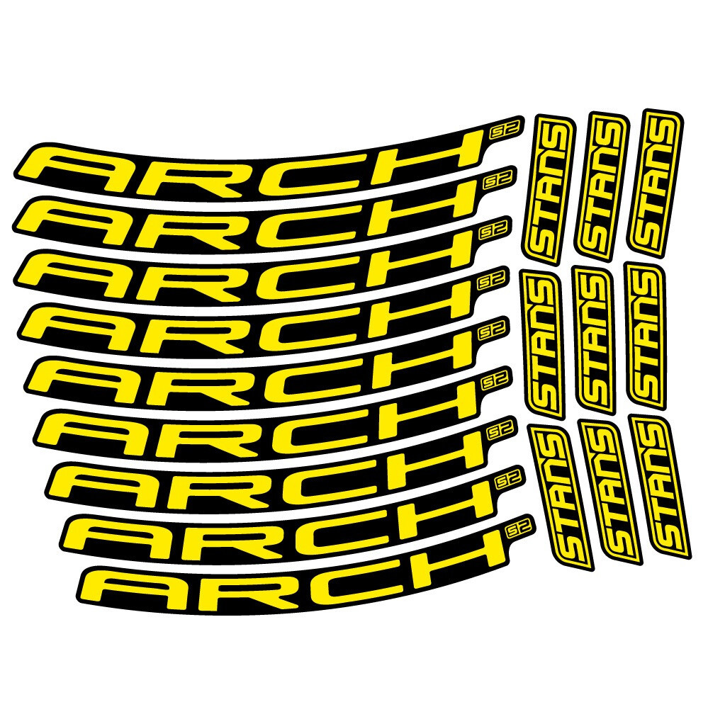 Stans Arch S2 2021 Ver.2 Pegatinas en vinilo adhesivo Llanta MTB (3)