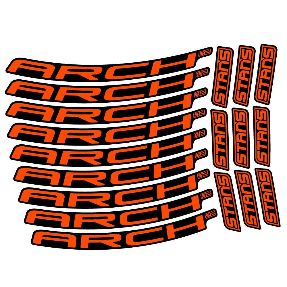Stans Arch S2 2021 Ver.2 Pegatinas en vinilo adhesivo Llanta MTB (10)