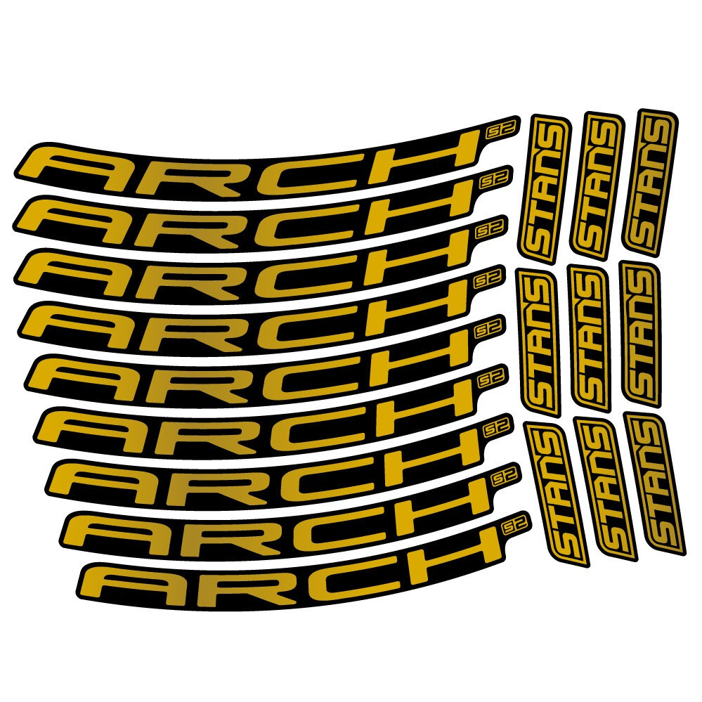 Stans Arch S2 2021 Ver.2 Pegatinas en vinilo adhesivo Llanta MTB (13)