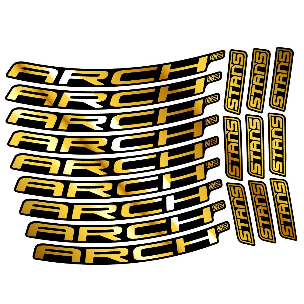 Stans Arch S2 2021 Ver.2 Pegatinas en vinilo adhesivo Llanta MTB (14)