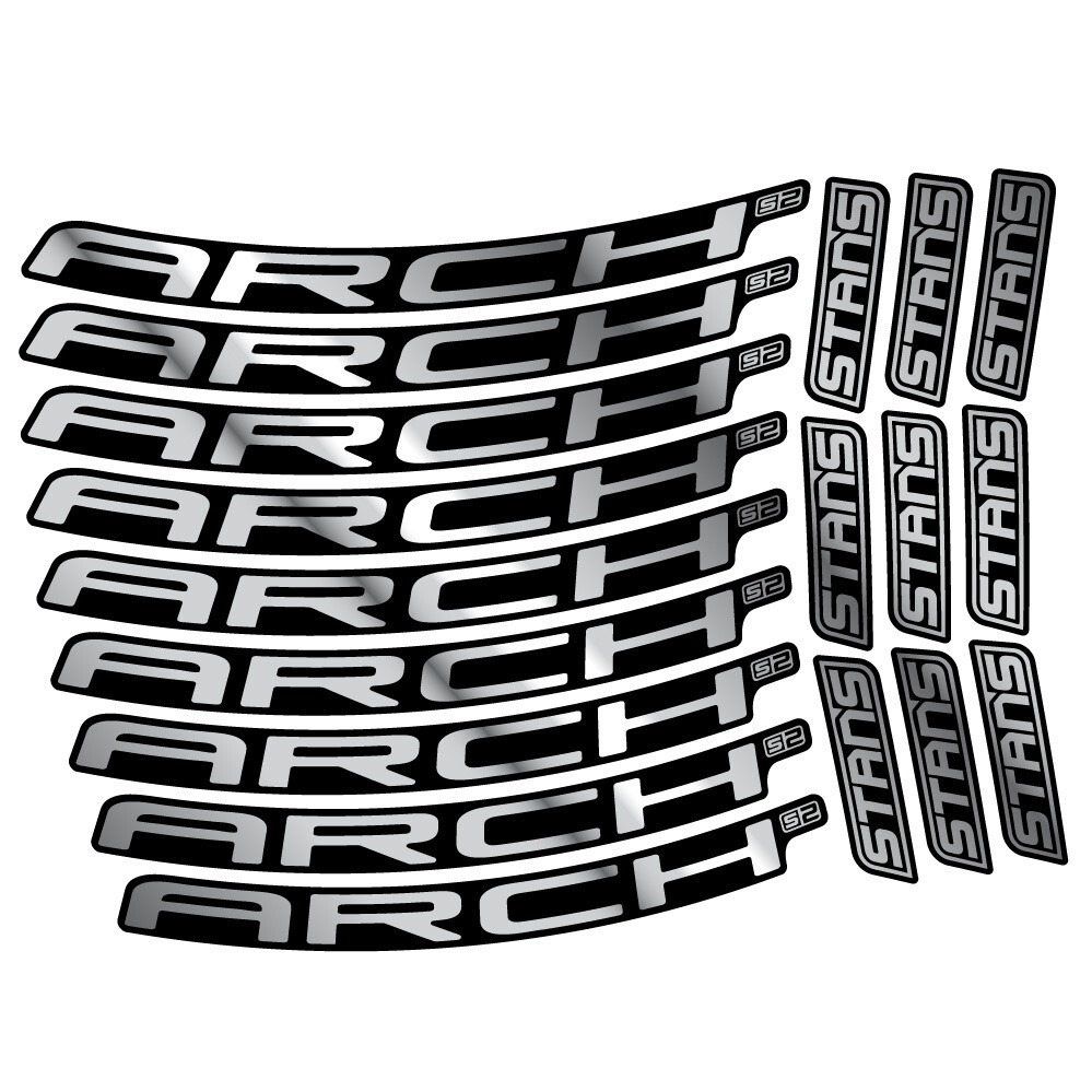 Stans Arch S2 2021 Ver.2 Pegatinas en vinilo adhesivo Llanta MTB (16)