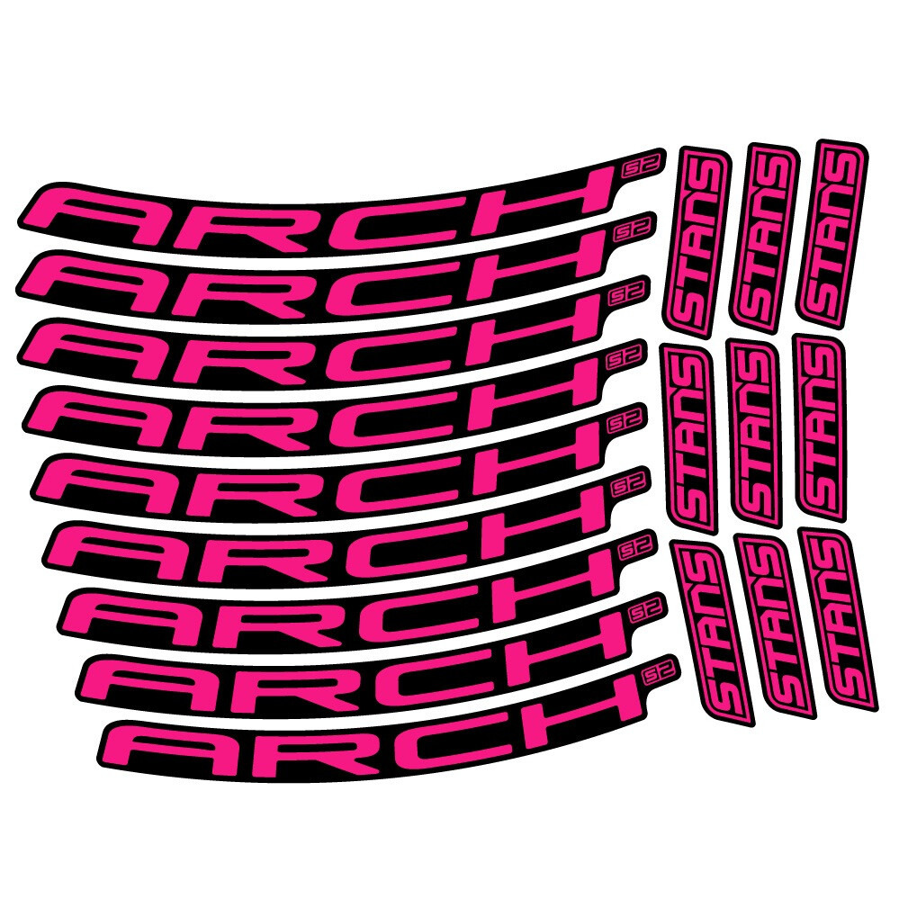 Stans Arch S2 2021 Ver.2 Pegatinas en vinilo adhesivo Llanta MTB (21)