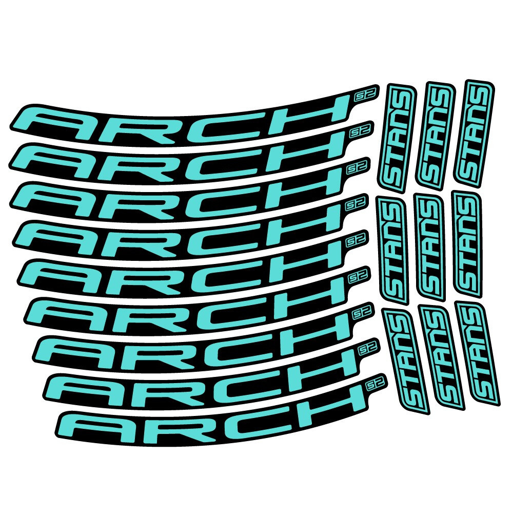 Stans Arch S2 2021 Ver.2 Pegatinas en vinilo adhesivo Llanta MTB (22)