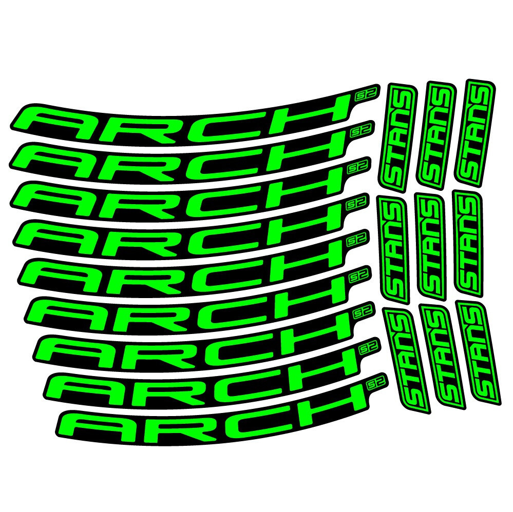 Stans Arch S2 2021 Ver.2 Pegatinas en vinilo adhesivo Llanta MTB (23)